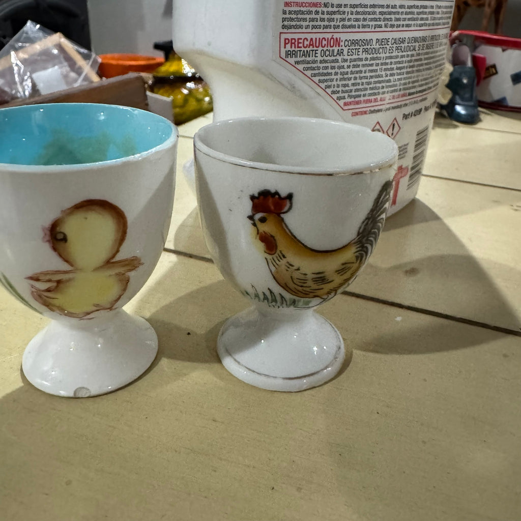 Vintage Japan & Occupied Japan Chicken Egg Cups