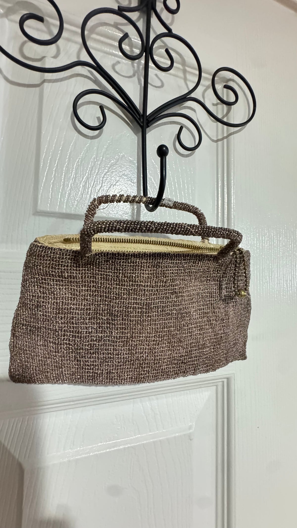 Vintage Czechoslovakia Glass Beaded Evening Purse – Mid Century