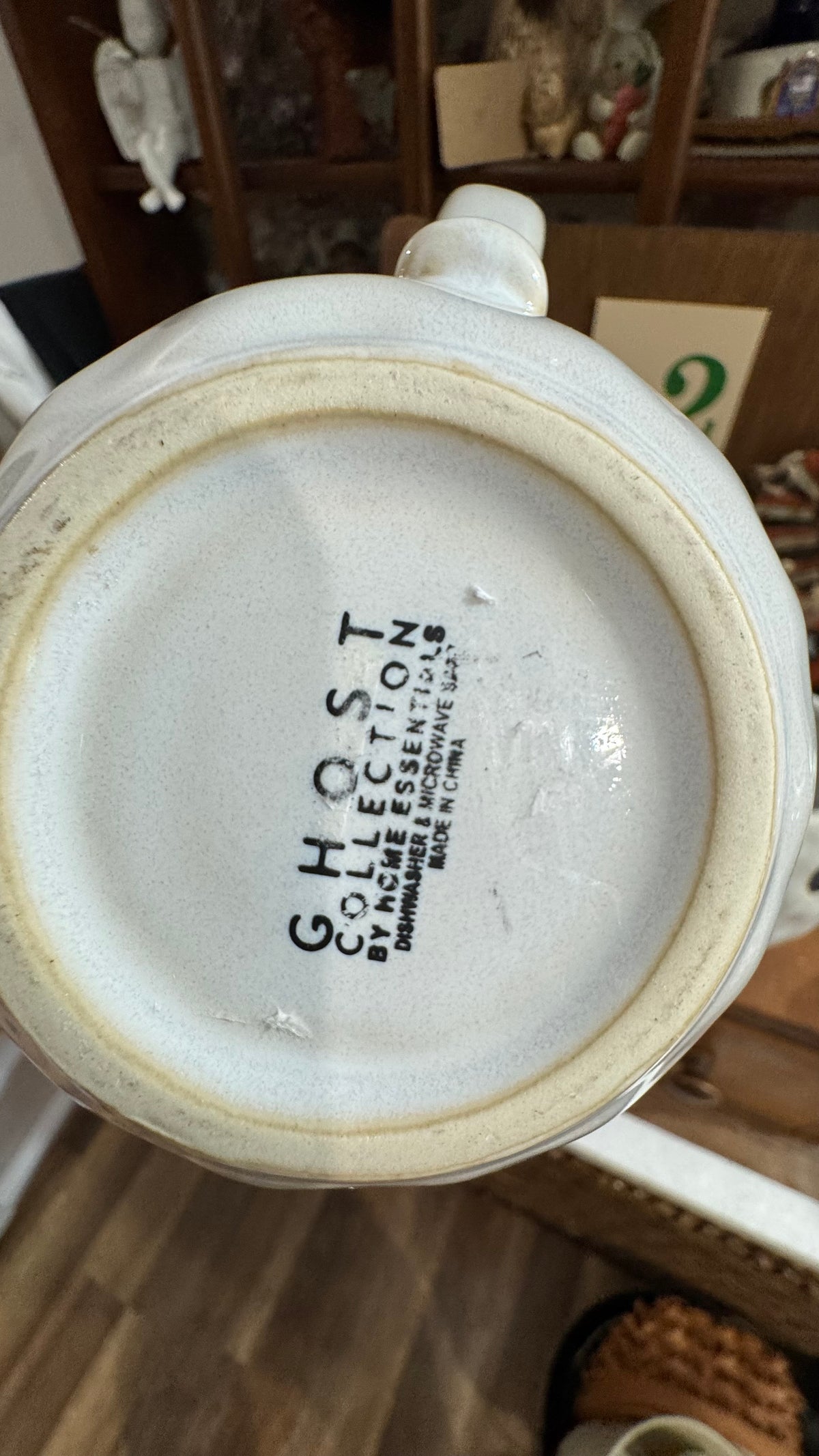 Set of 2 Halloween Ghost Ceramic Mugs
