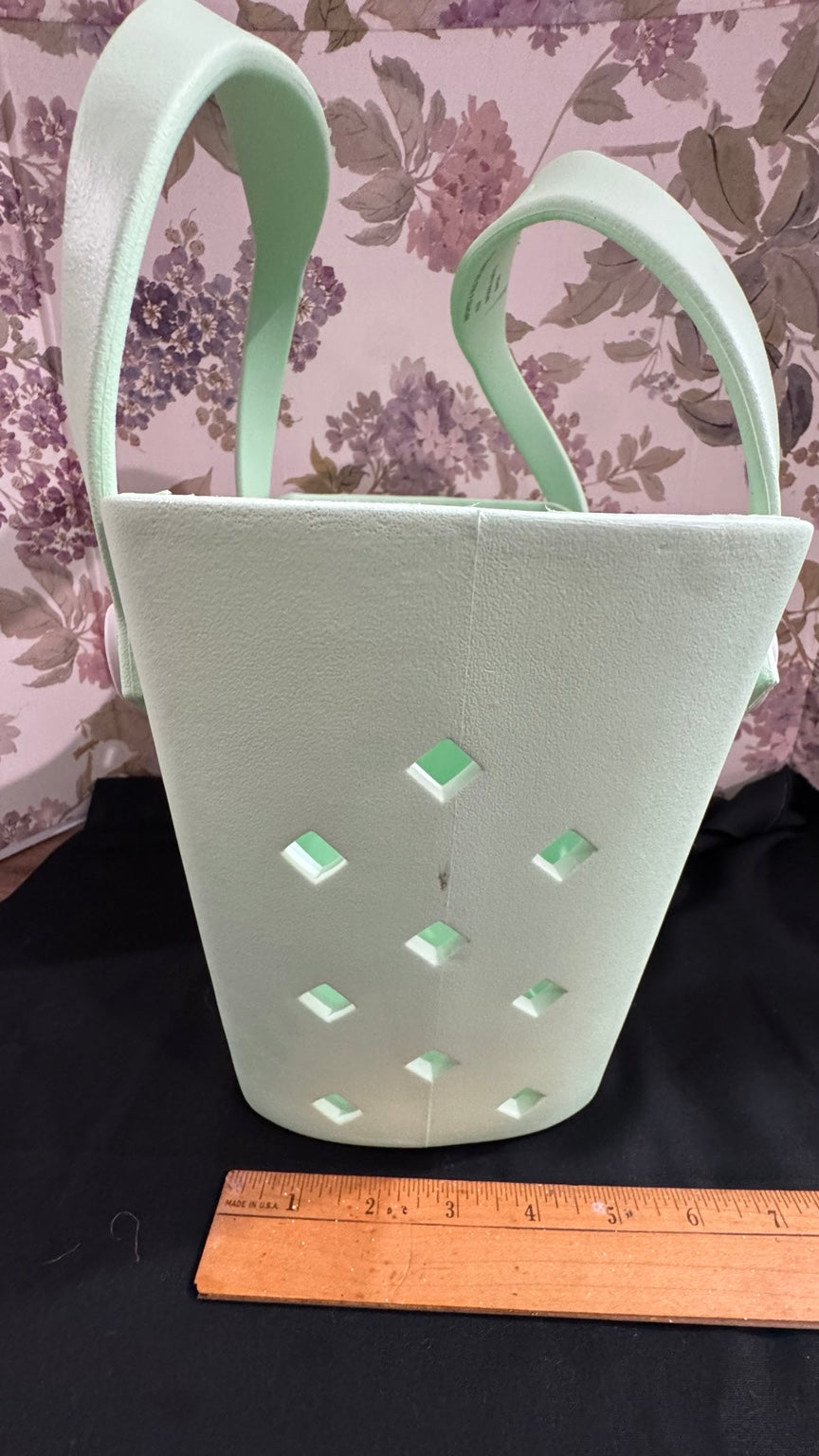 Mint Green Tote Basket Organizer