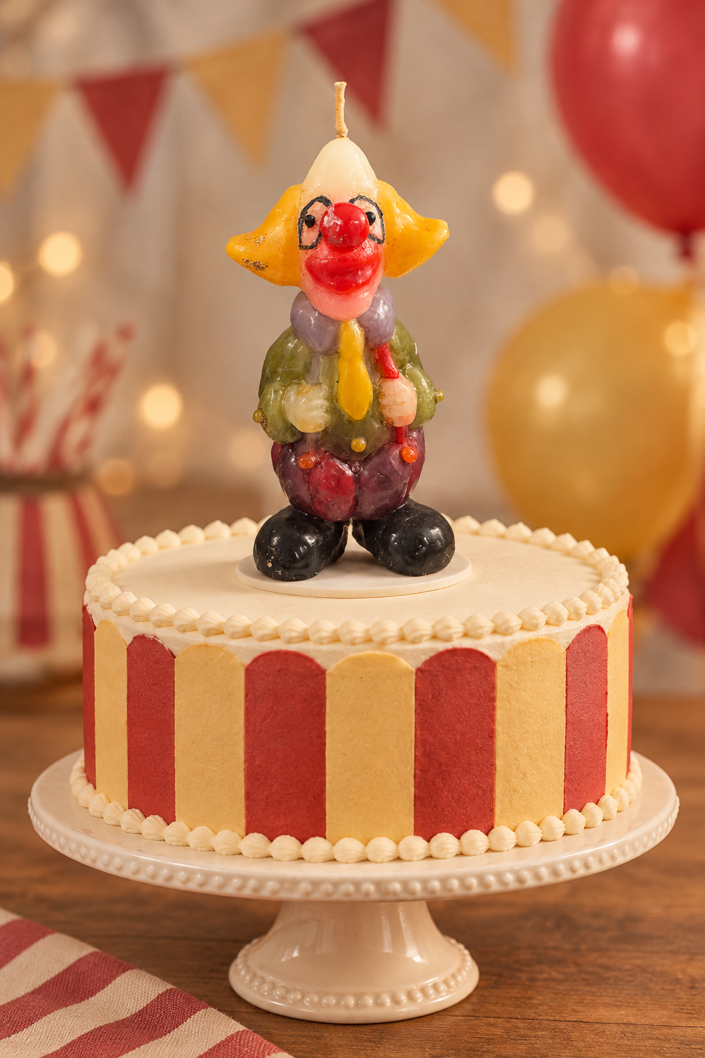 Collectible Clown Wax Candle – Mary’s Candle Cove, Myrtle Beach