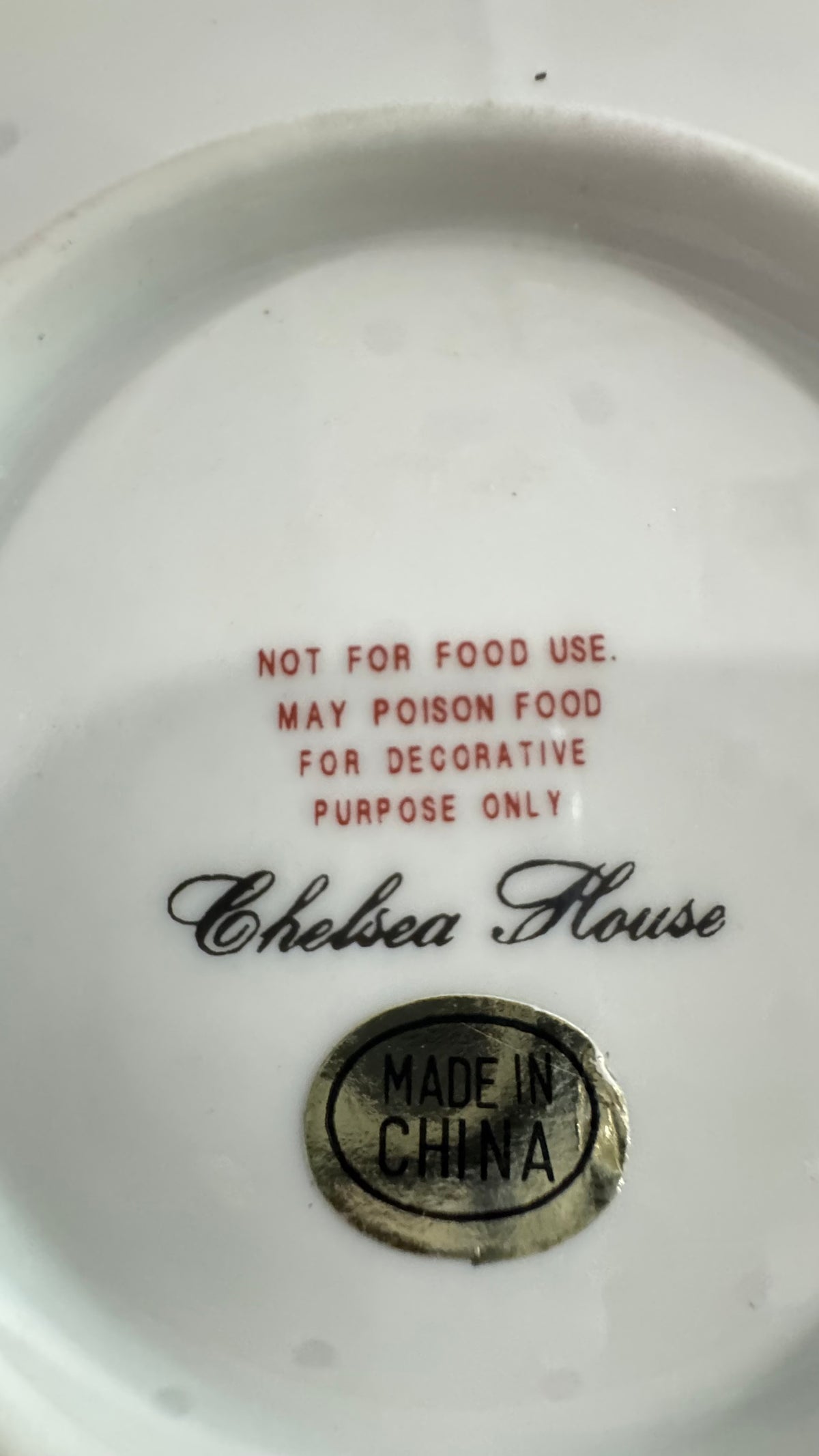 Vintage Chelsea House Grape Decorative Bowl Plate – Pierced Rim 10