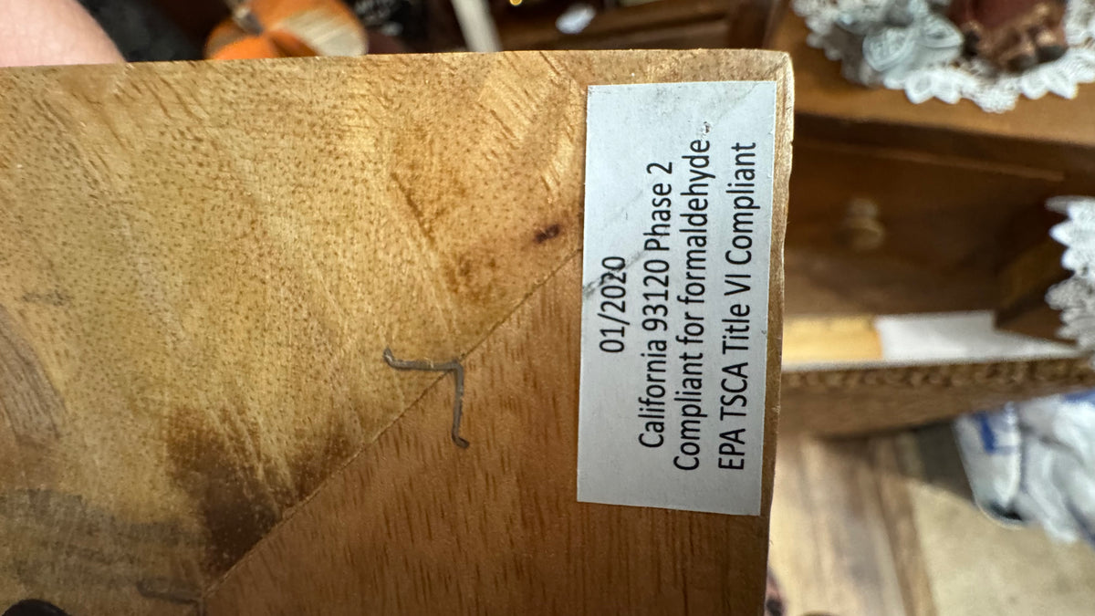 Rustic Wood Picture Frame with Whitewashed Edge –