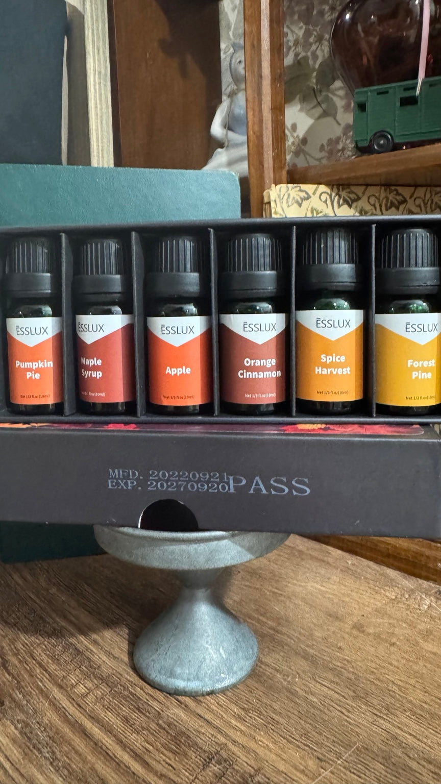 ESSLUX Autumn Fragrance Oil Set – 6 Fall Scents