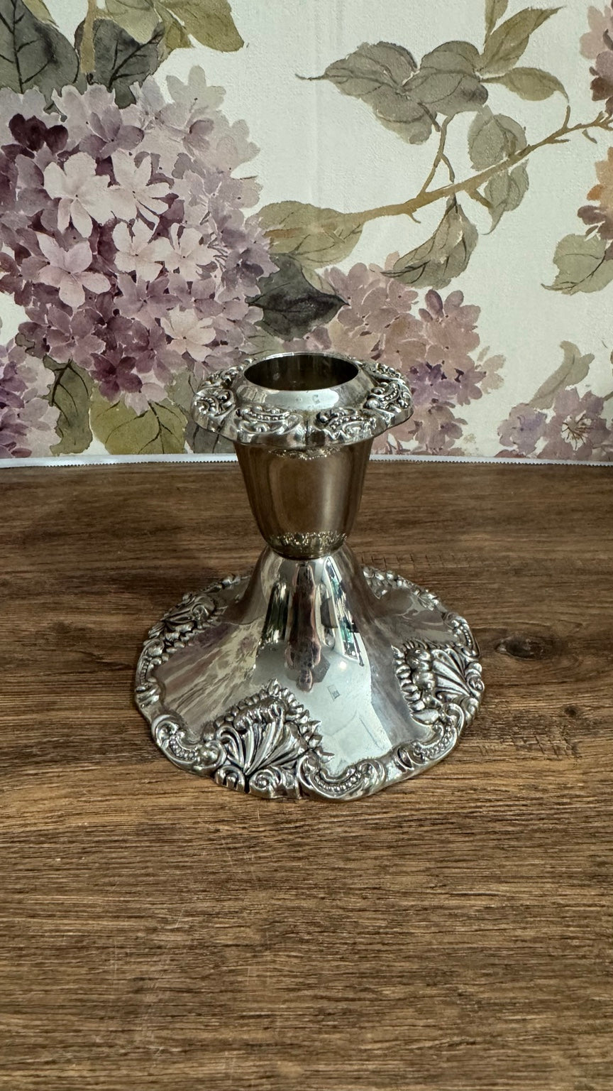 Vintage Godinger Silver Plate Candlestick Holder