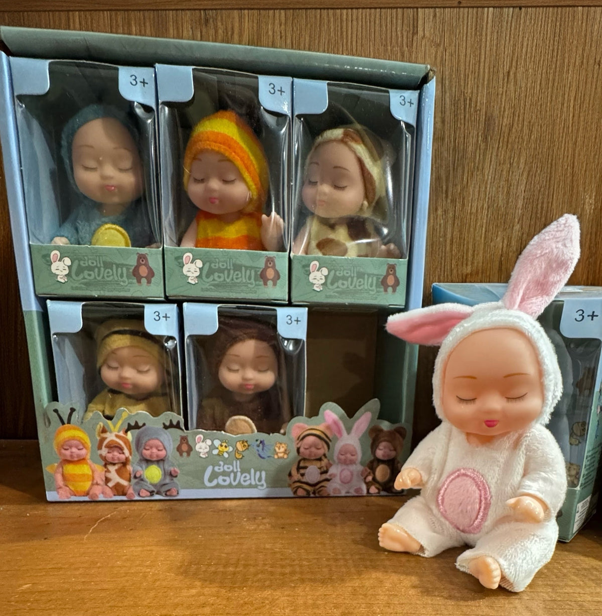 Adorable Sleeping Baby Dolls in Animal Costumes – 6 to Choose From