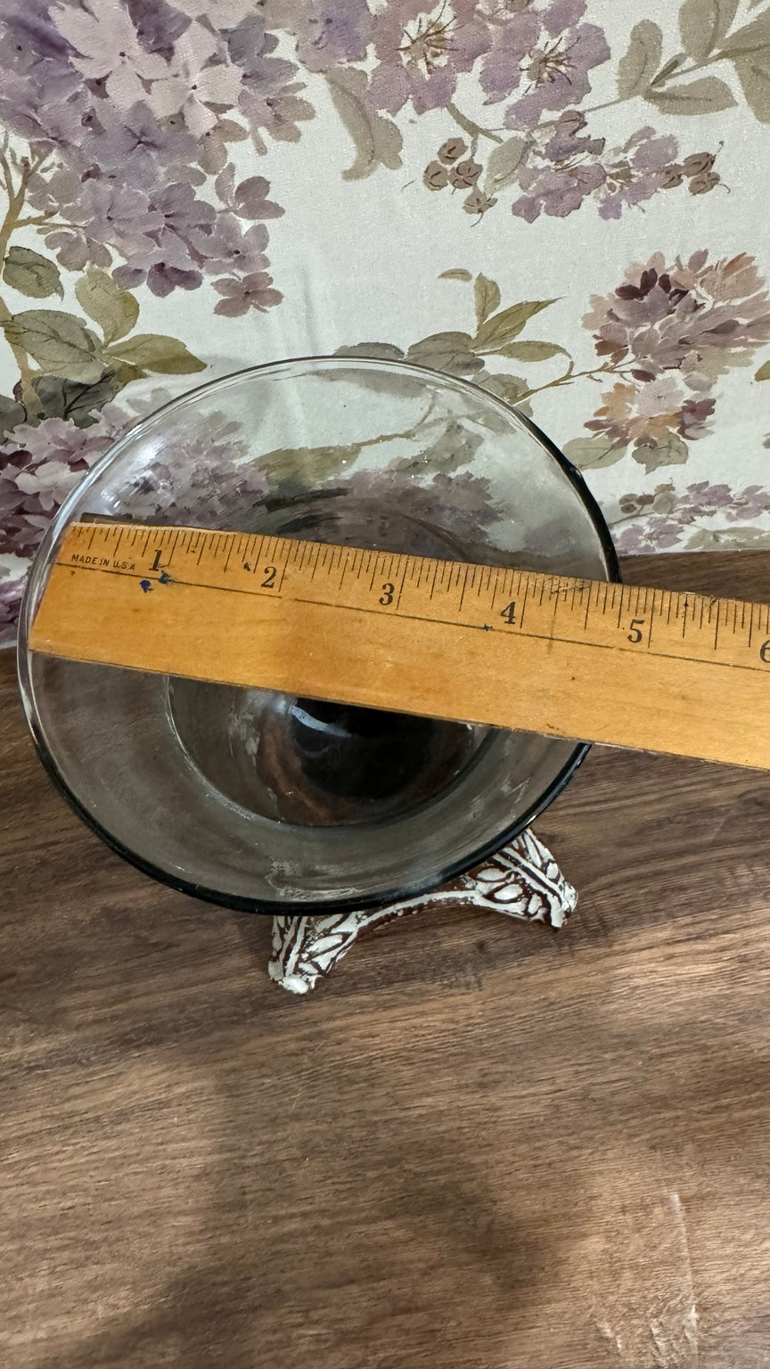 Southern Living at Home Distressed Hurricane Candle Holder / Glass Vase