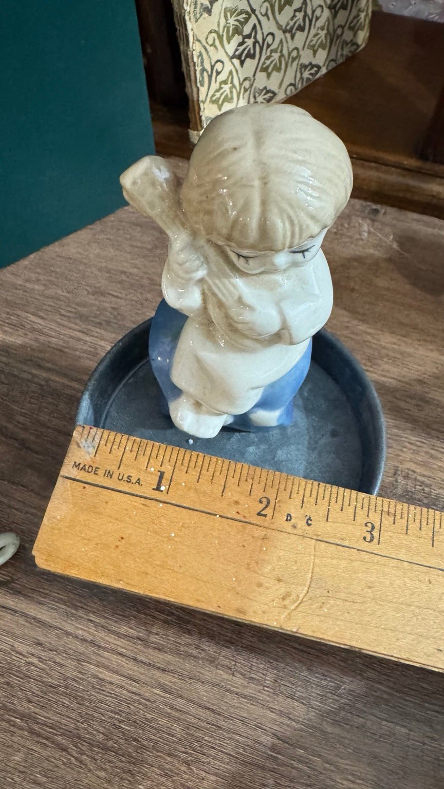 Porcelain Child Musician Figurine – Lute/Mandolin