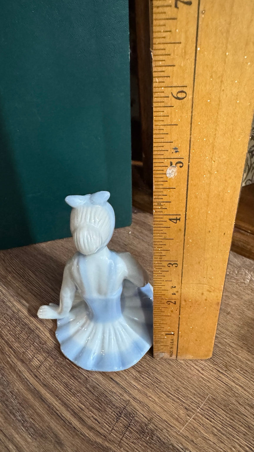 Porcelain Ballerina Figurine – Blue & White