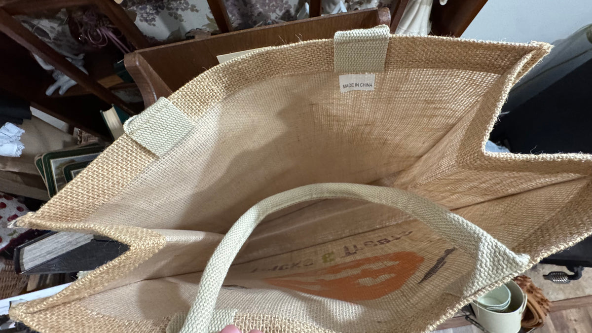 Halloween Burlap Trick-or-Treat Tote Bags – Set of 3