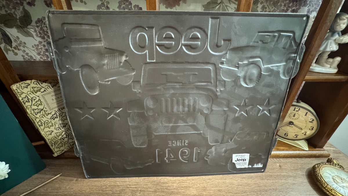 Jeep Since 1941 Embossed Metal Wall Sign – Open Road Brands