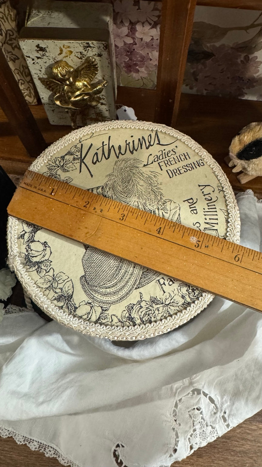 French Millinery Round Hat Box – Paris Fashion Décor