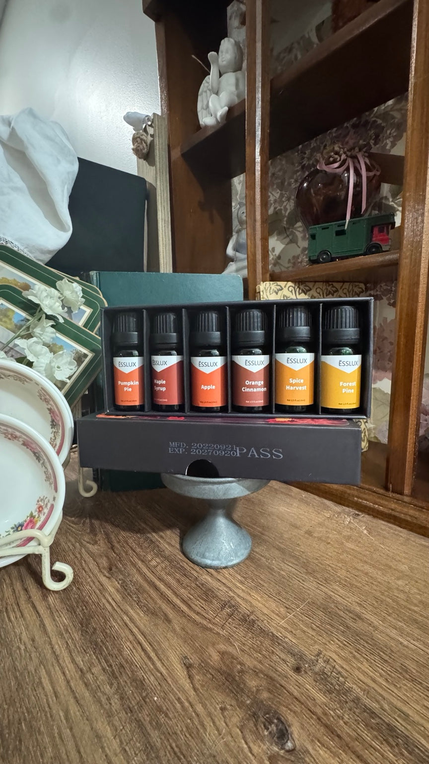 ESSLUX Autumn Fragrance Oil Set – 6 Fall Scents