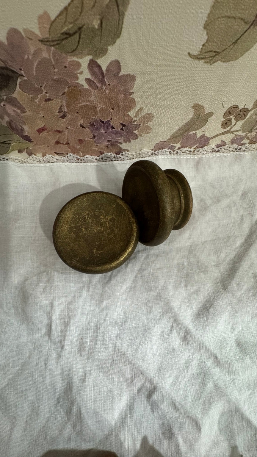 of Vintage Round Cabinet Knobs – Dark Bronze Wood Drawer Pulls – Rustic Furniture Hardware