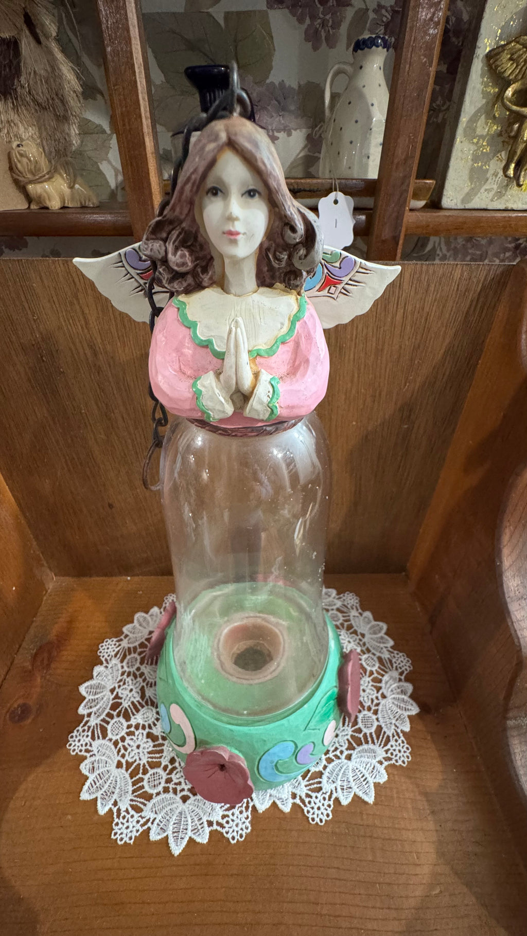 Jim Shore Heavenly Nectar Angel Hummingbird Feeder – 2012