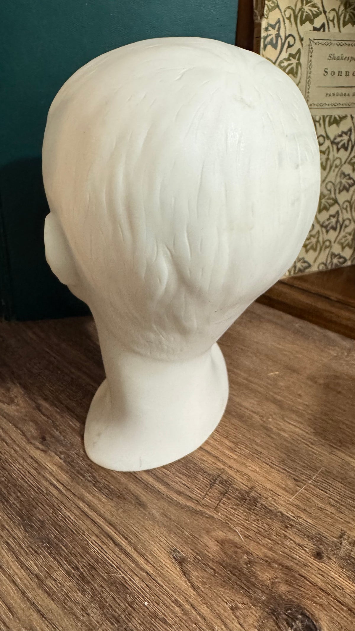 Vintage HOMCO Boy Bust – Ivory Child Head Sculpture