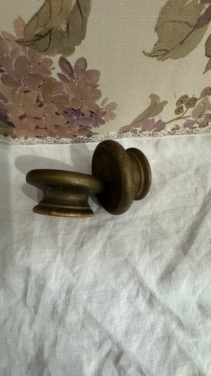 of Vintage Round Cabinet Knobs – Dark Bronze Wood Drawer Pulls – Rustic Furniture Hardware