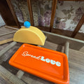 Tabitha Brown Target “Spread Love” Stoneware Butter Dish