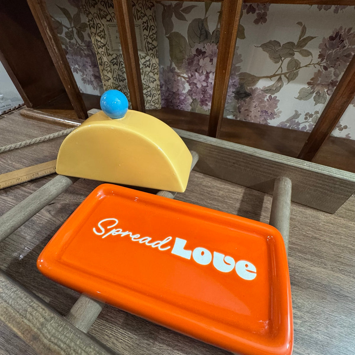 Tabitha Brown Target “Spread Love” Stoneware Butter Dish