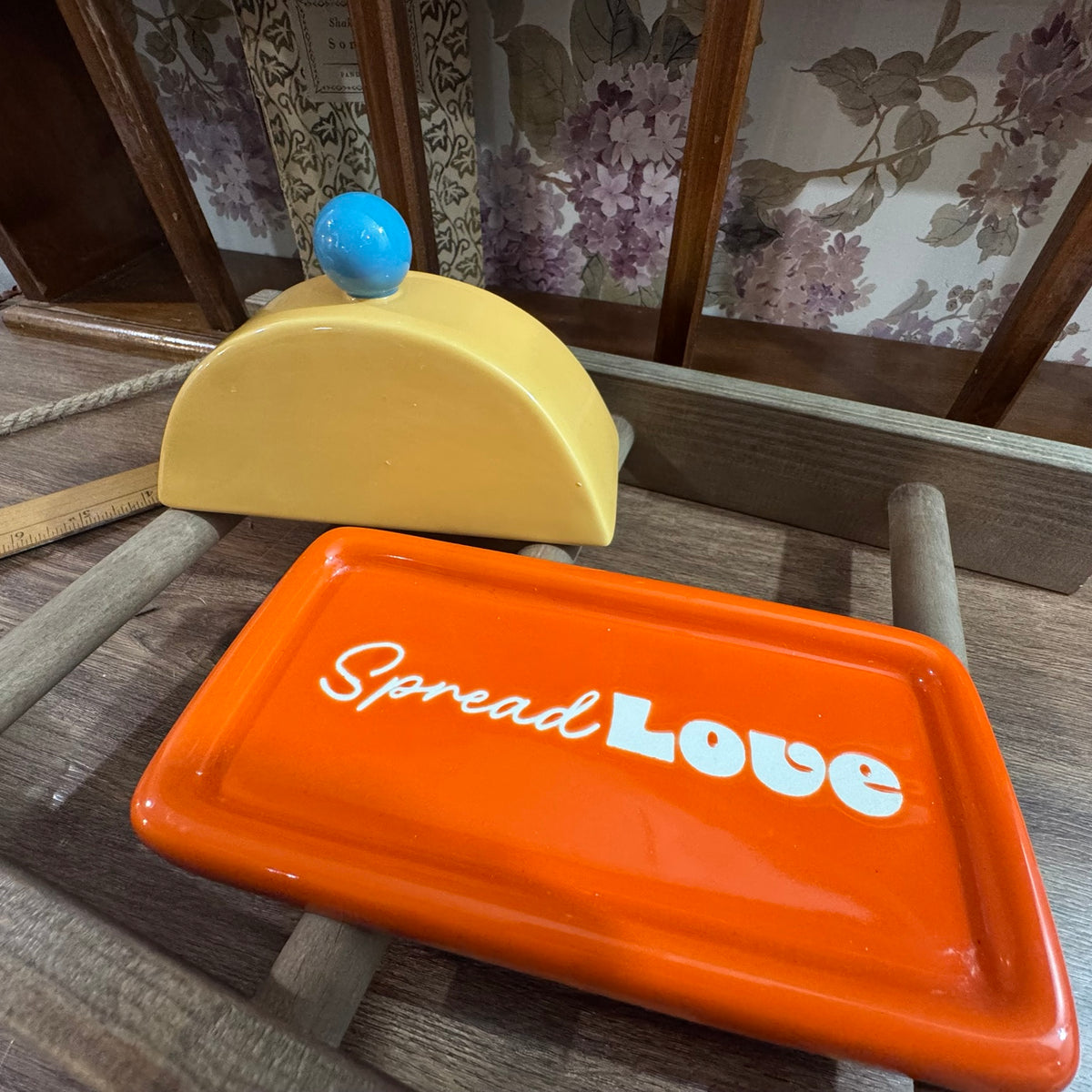 Tabitha Brown Target “Spread Love” Stoneware Butter Dish