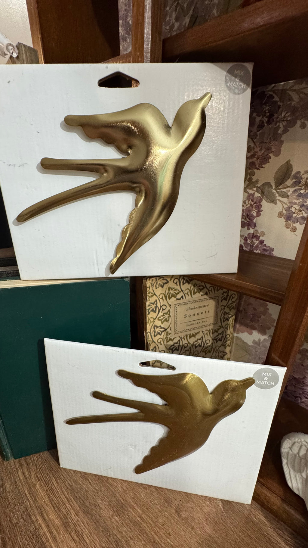 Pair of Gold Flying Bird Wall Decor – Target 2017