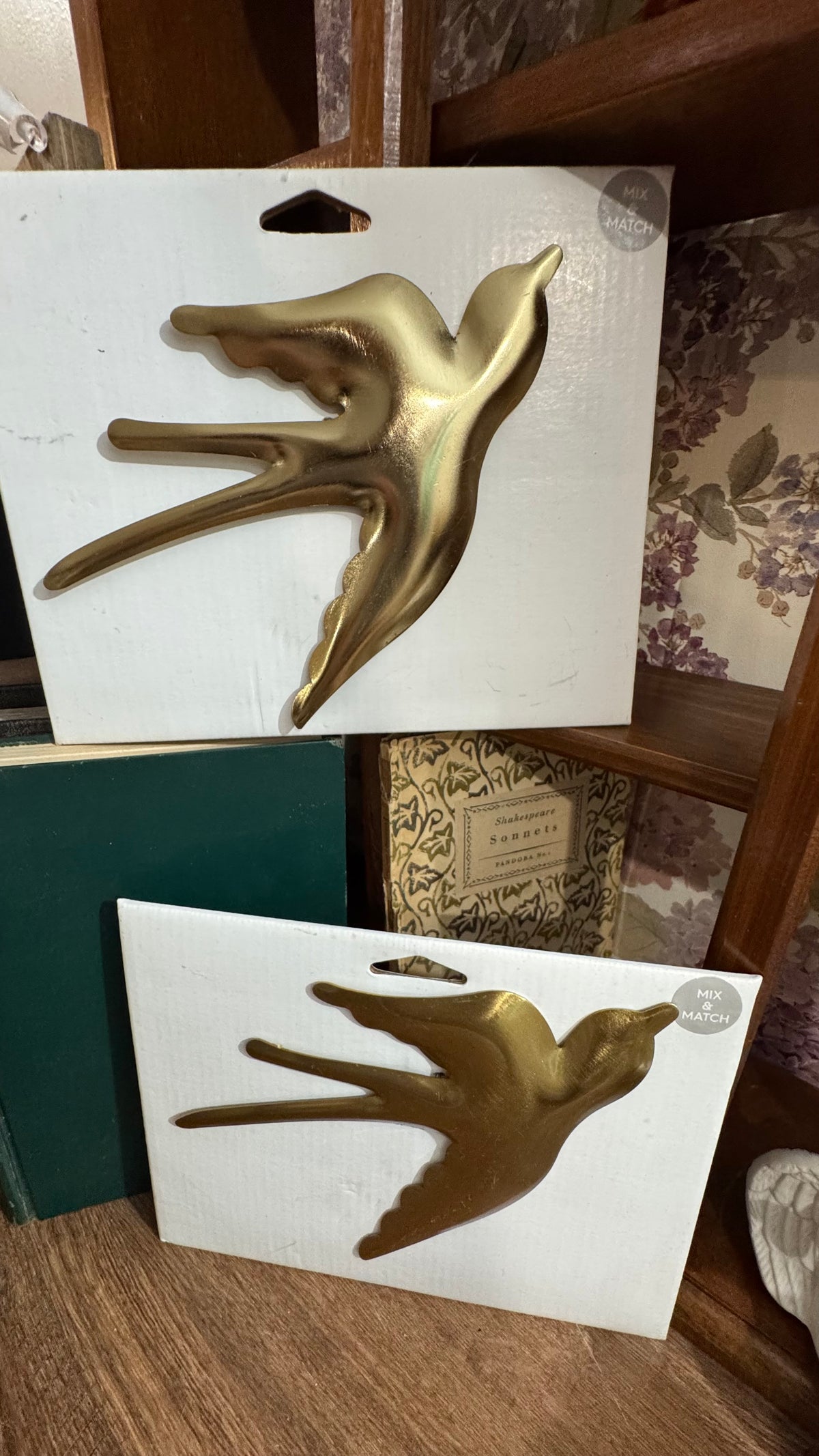 Pair of Gold Flying Bird Wall Decor – Target 2017