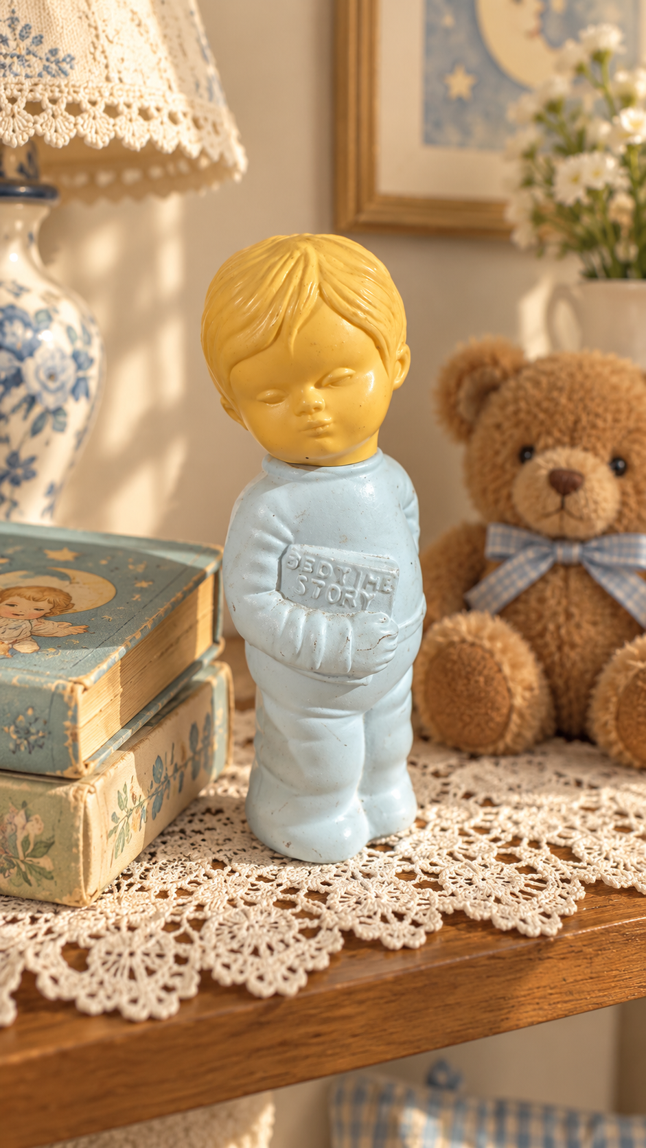 Vintage Avon Bedtime Story Boy Cologne Bottle