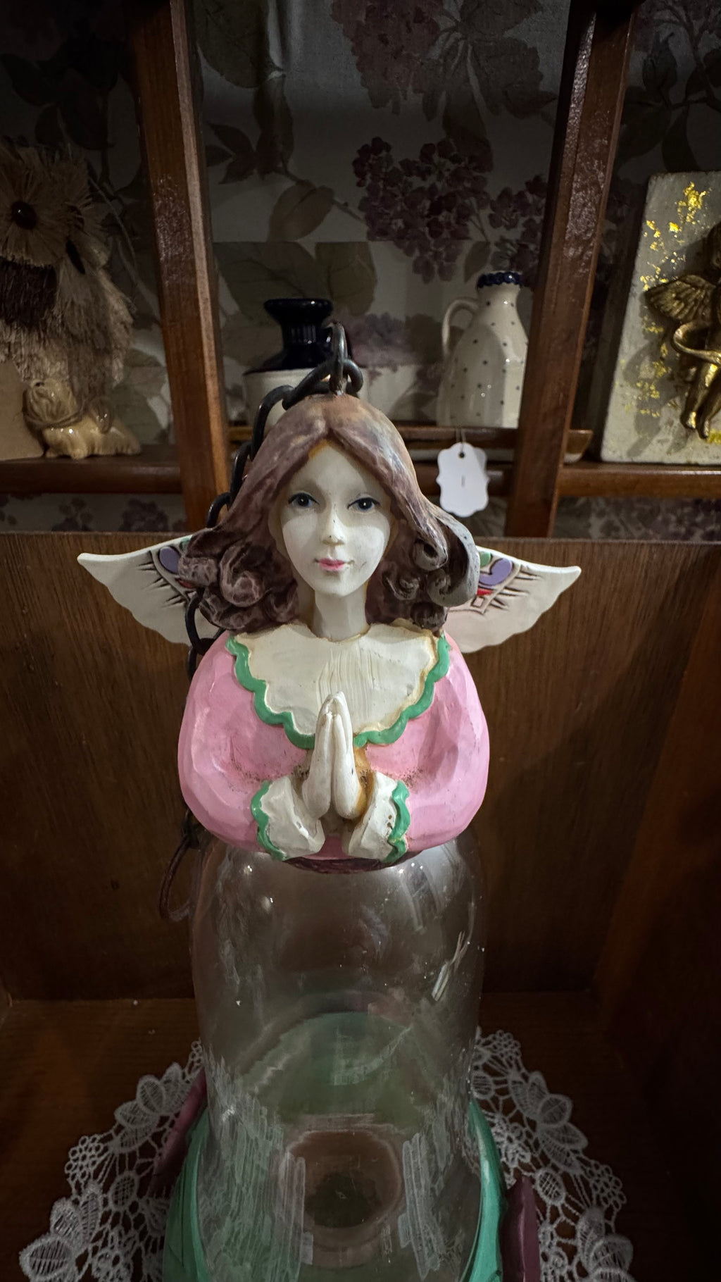 Jim Shore Heavenly Nectar Angel Hummingbird Feeder – 2012