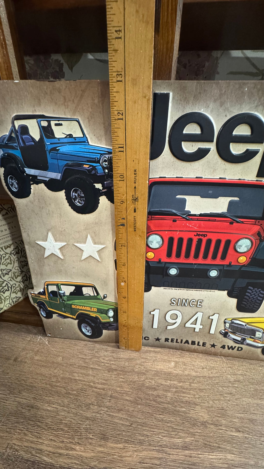 Jeep Since 1941 Embossed Metal Wall Sign – Open Road Brands