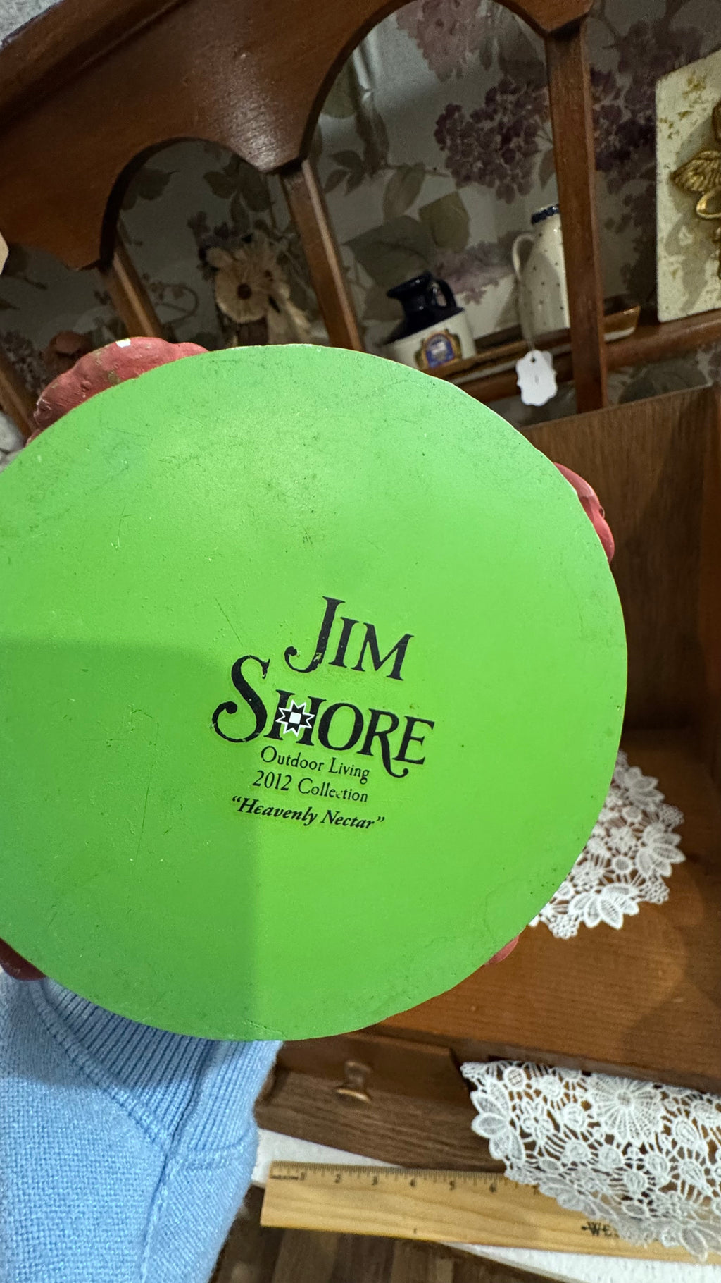 Jim Shore Heavenly Nectar Angel Hummingbird Feeder – 2012