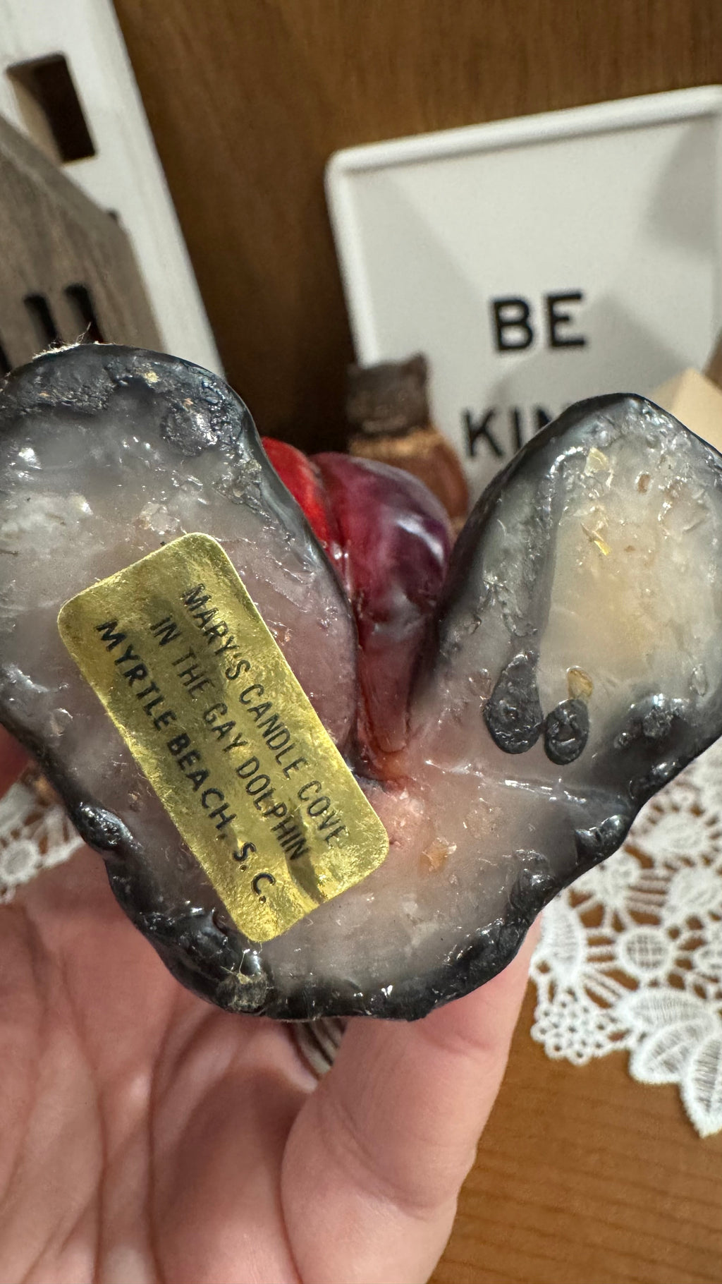 Collectible Clown Wax Candle – Mary’s Candle Cove, Myrtle Beach