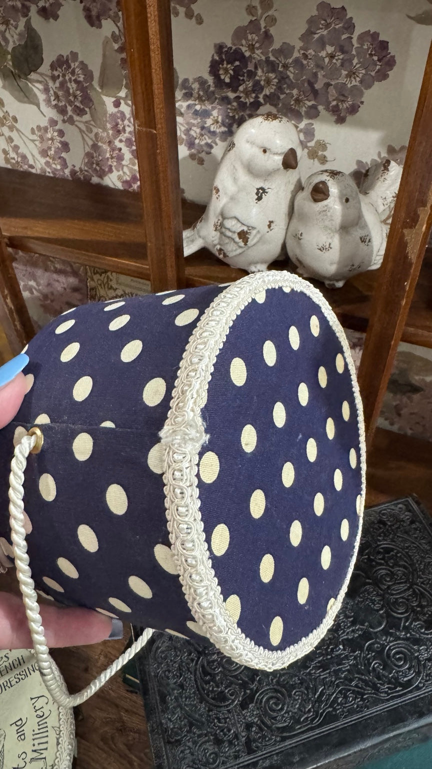 French Millinery Round Hat Box – Paris Fashion Décor