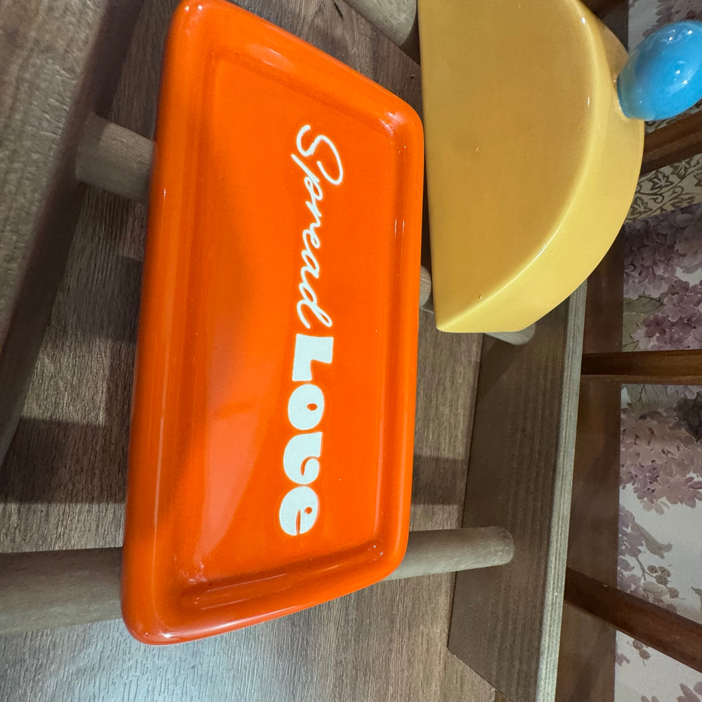 Tabitha Brown Target “Spread Love” Stoneware Butter Dish