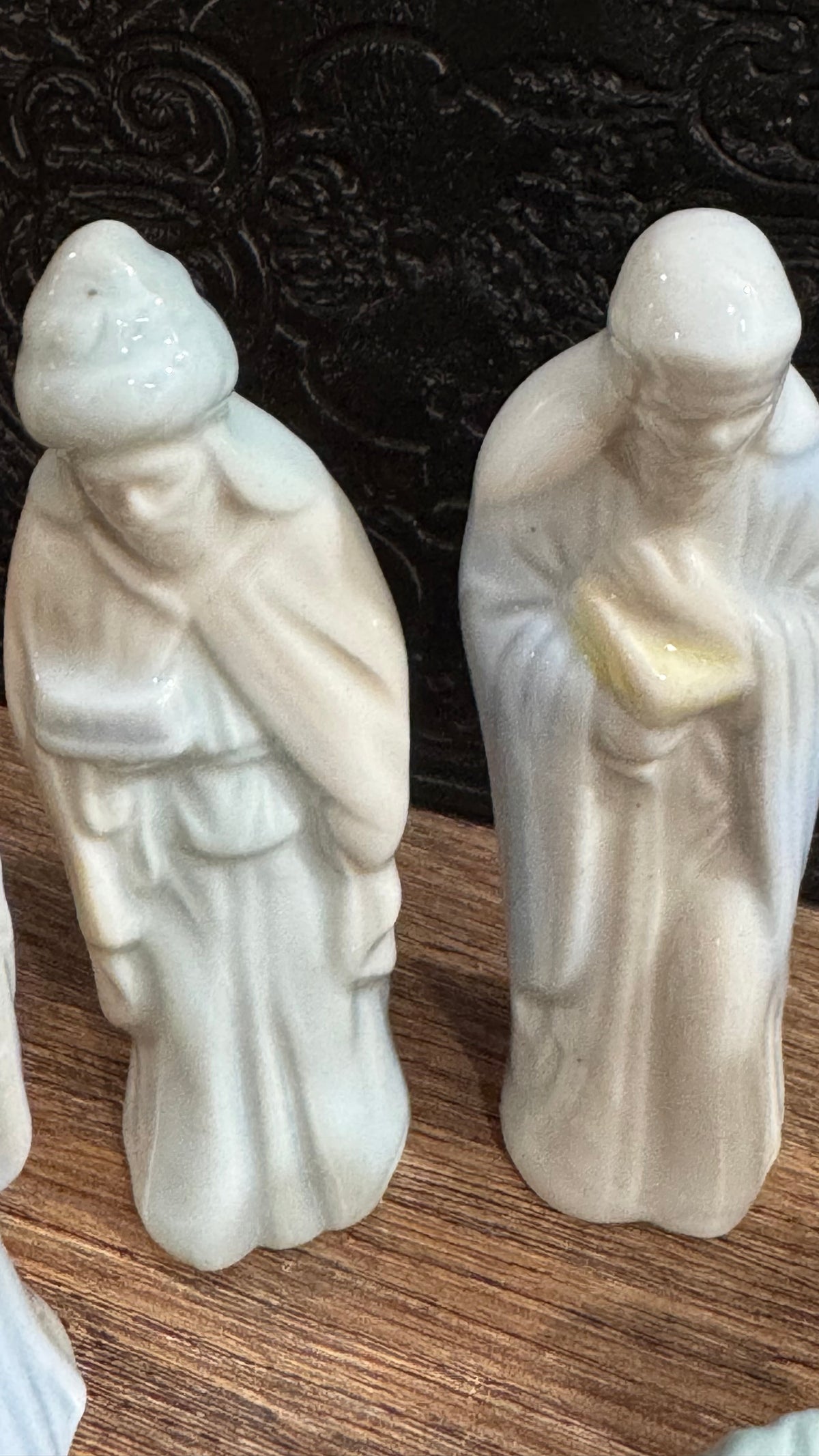 Miniature Pastel Porcelain Nativity – 5 Pieces
