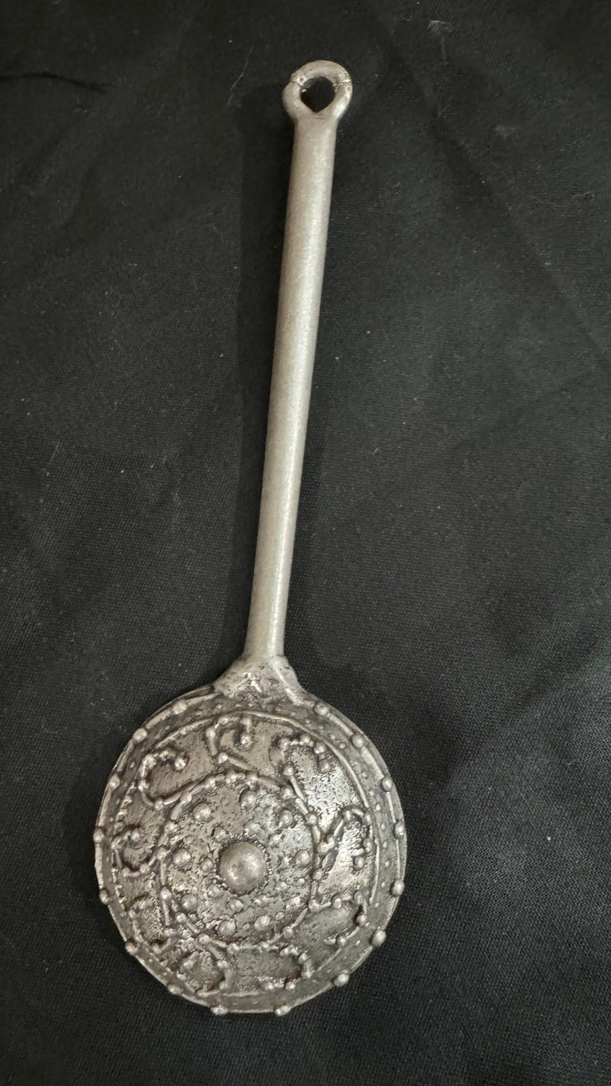Vintage Cast Pewter Serving Spoon #1272 Mt Joy Penna Hanging Kitchen Utensil
