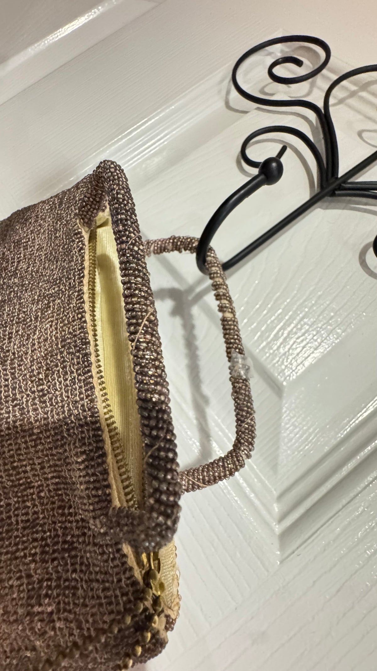 Vintage Czechoslovakia Glass Beaded Evening Purse – Mid Century